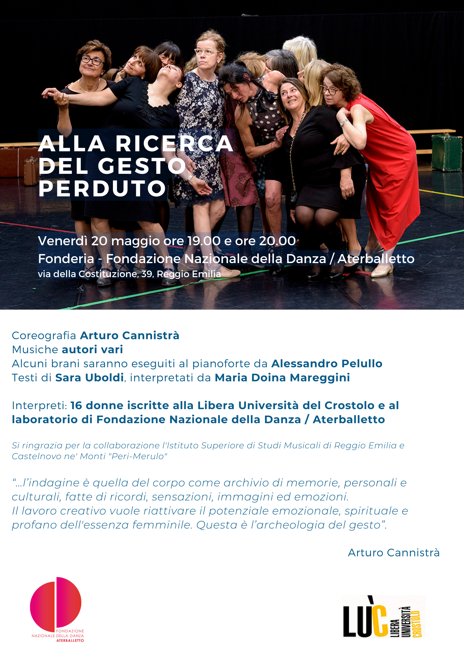 Invito - alla ricerca del gesto perduto