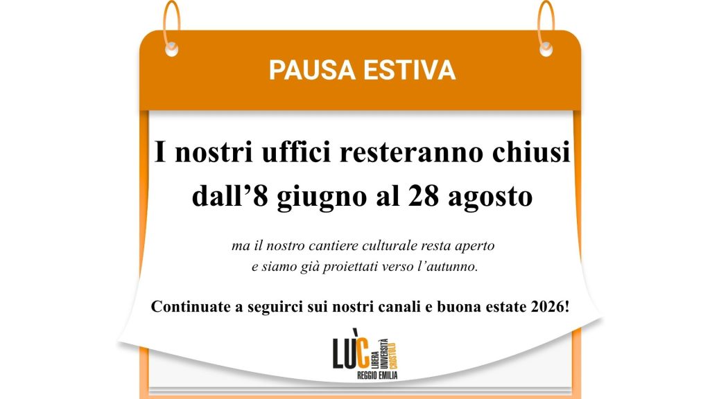 Pausa Estiva… ma solo per gli uffici!