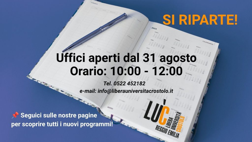 La LUC riapre il 31 agosto